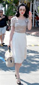 Dita Von Teese - out and about in West Hollywood (Aug. 20 2012)
