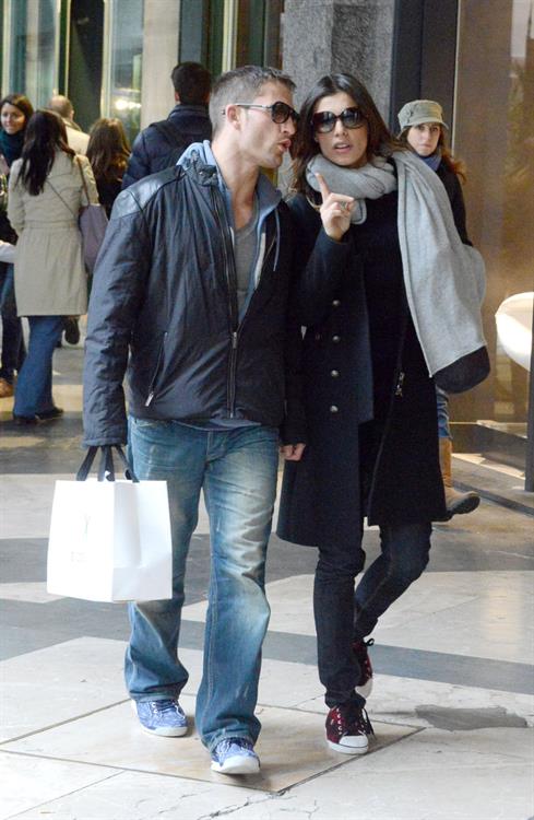 Elisabetta Canalis out and about in Milan (29.03.2013) 