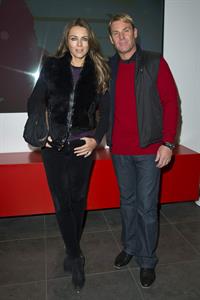 Elizabeth Hurley Screening of Tania Bryer's CNBC Interview with former President Bill Clinton in London