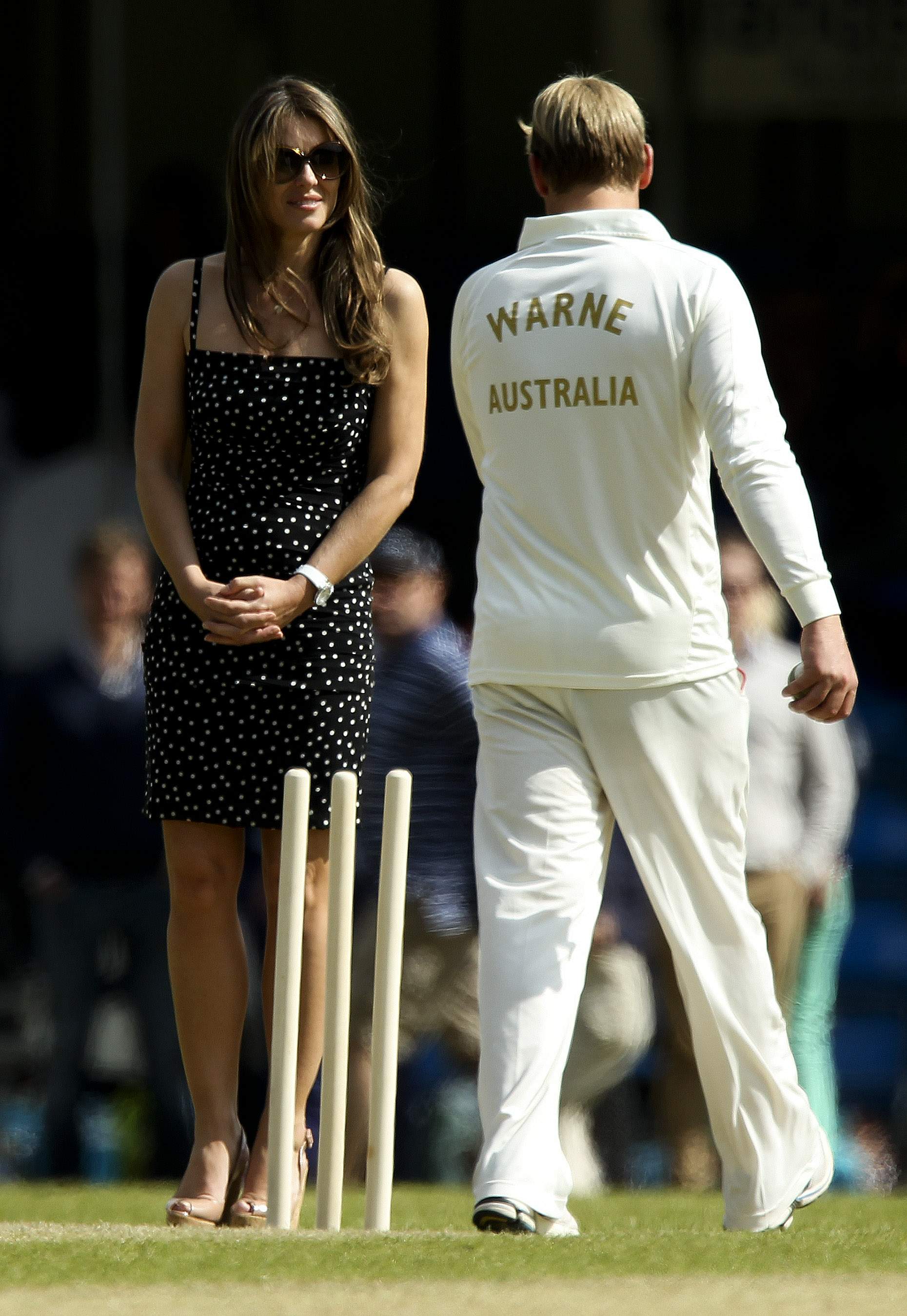 Elizabeth Hurley at Circenster Cricket Club in Cirencester- June 9, 2013 