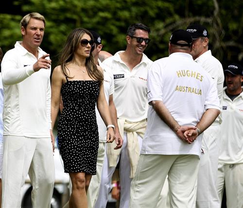 Elizabeth Hurley at Circenster Cricket Club in Cirencester- June 9, 2013 