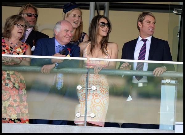 Elizabeth Hurley at Betfair Weekend King George Day in Ascot 27.07.13 