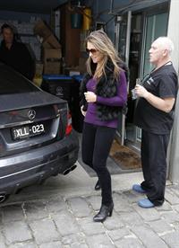 Elizabeth Hurley Visits a dentist in Melbourne - August 21, 2012