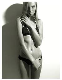 Wylie Hays in lingerie