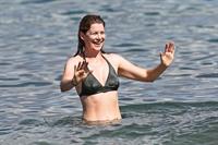 Ellen Pompeo - Wearing a sexy wet bikini on a beach in Maui (June 6, 2012)