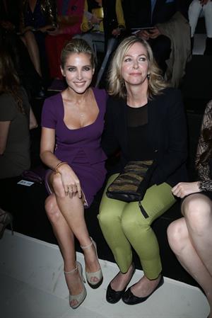 Elsa Pataky  Elie Saab Spring/Summer 2013 for Paris Fashion Week at Espace Ephemere Tuileries - October 3, 2012 