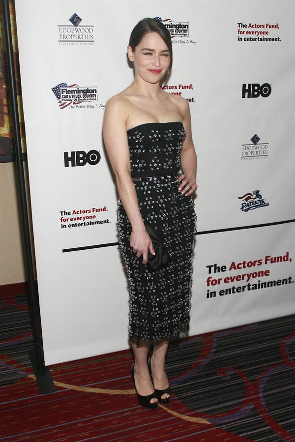 Emilia Clarke 2013 Actors Fund Gala, April 29, 2013