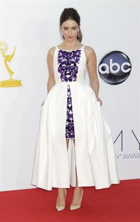 Emilia Clarke - 64th Primetime Emmys Nokia Theatre LA Sept 23, 2012