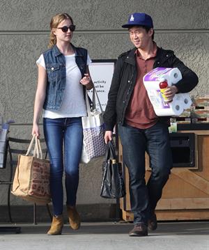 Emily VanCamp at Gelson's Market in Los Feliz 3/16/13 