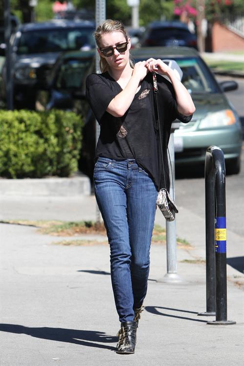 Emma Roberts walking in Hollywood 10/5/13  
