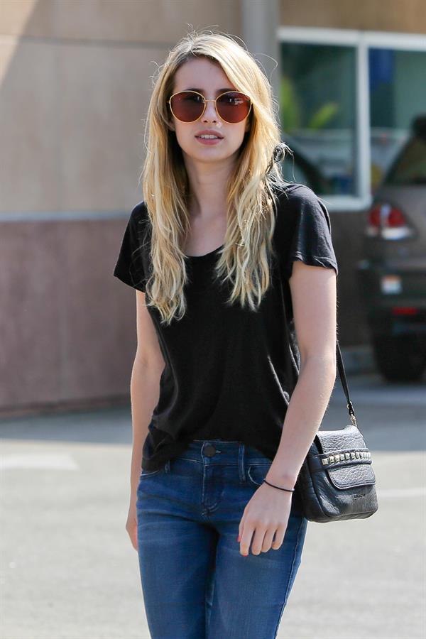Emma Roberts in Hollywood 10/23/13  