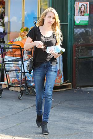 Emma Roberts in Hollywood 10/23/13  