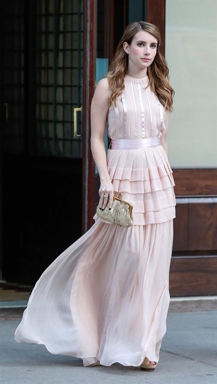 Emma Roberts Pre-Met Ball special screening of 'The Great Gatsby' in NYC 5/5/13 