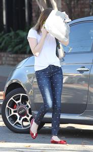 Emma Roberts - Spotted with her hearts in her boots in Santa Monica (14.02.2013) 