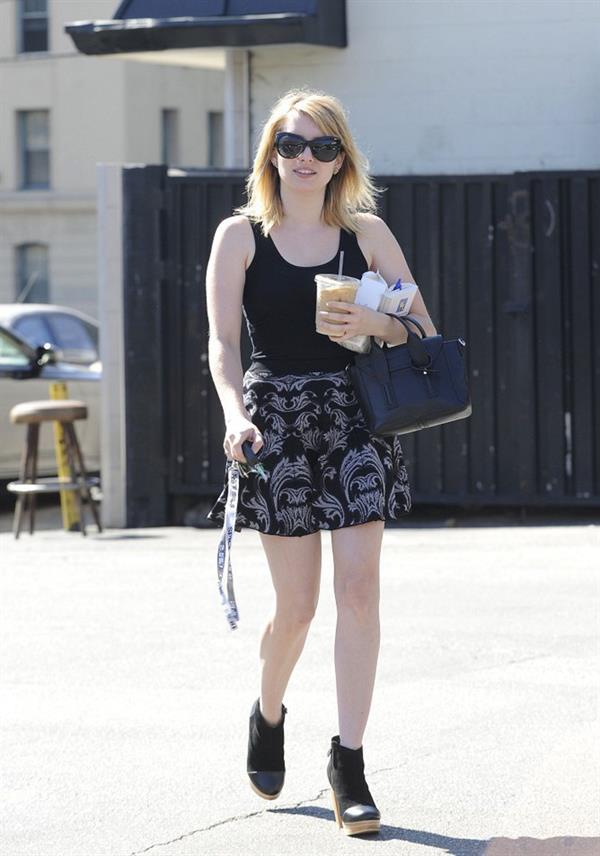 Emma Roberts - O&A in Los Angeles - August 28, 2012