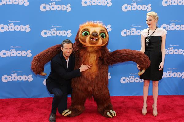 Emma Stone 'The Croods' premiere in NYC 3/10/13 