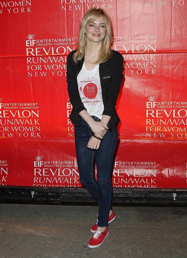 Emma Stone Revlon Run/Walk For Women in New York City - May 4, 2013 