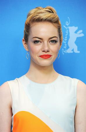 Emma Stone  'The Croods' photocall at 63rd Berlinale Int. Film Festival in Berlin 2/15/13 