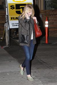 Emma Stone Stopped at Shamrock Tattoo - October 17, 2012 