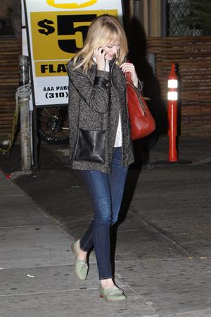 Emma Stone Stopped at Shamrock Tattoo - October 17, 2012 