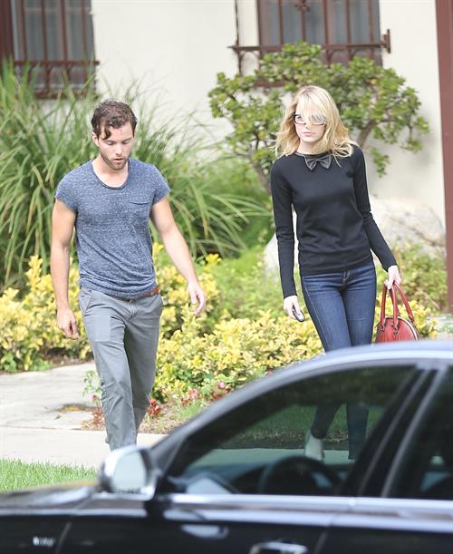 Emma Stone Pictures Emma Stone out and about in Hollywood 10/9/12
