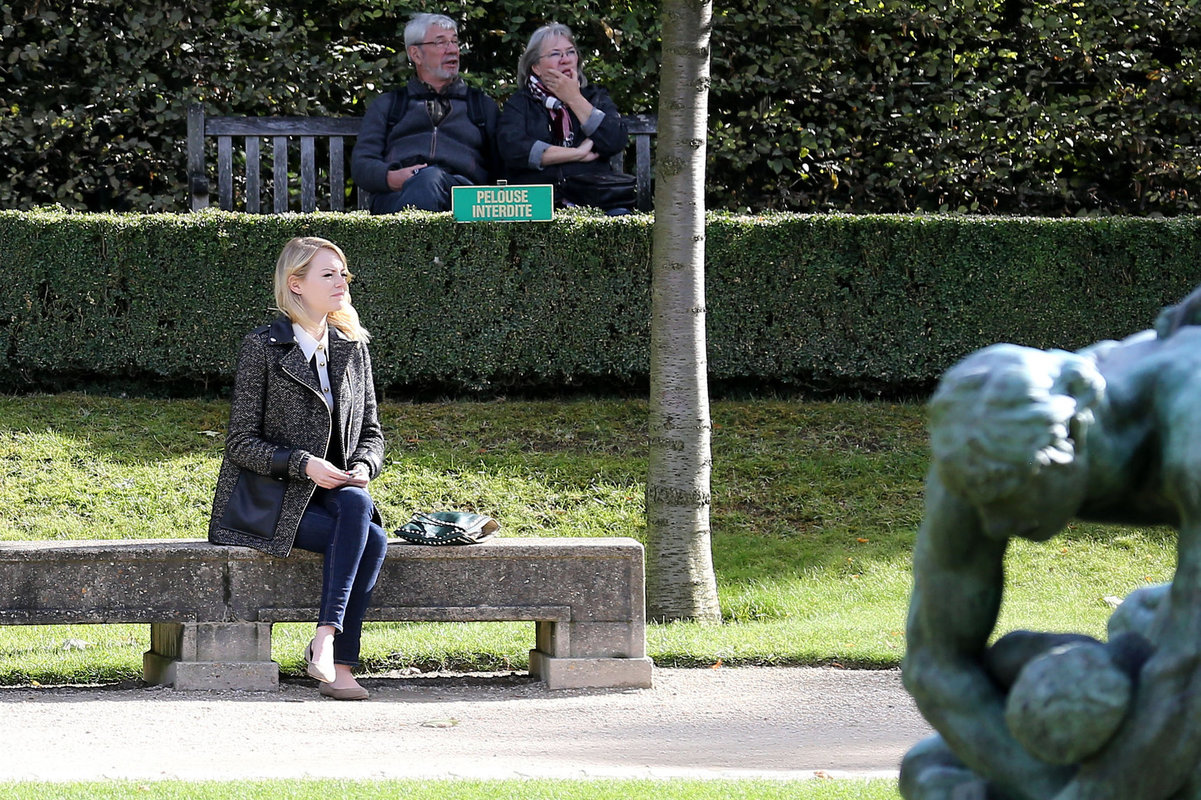 Emma Stone at Musee Rodin in Paris - October 4,2012 