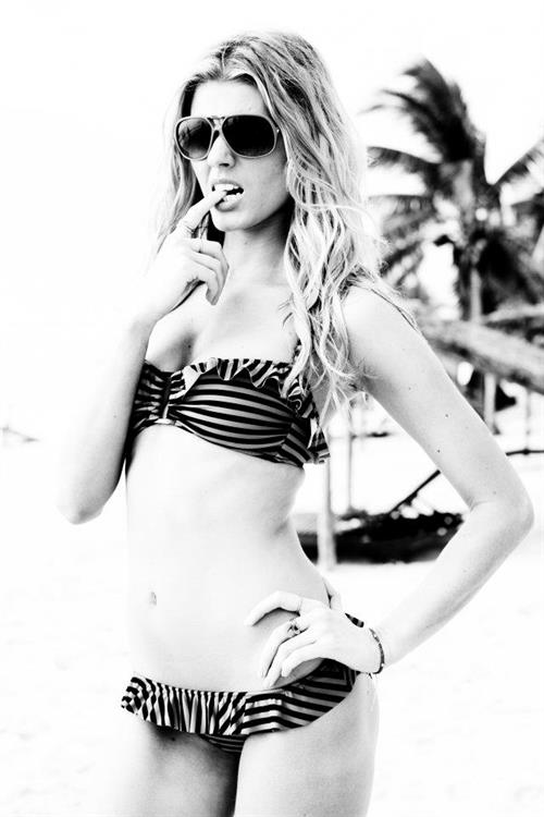 Maryna Linchuk in a bikini