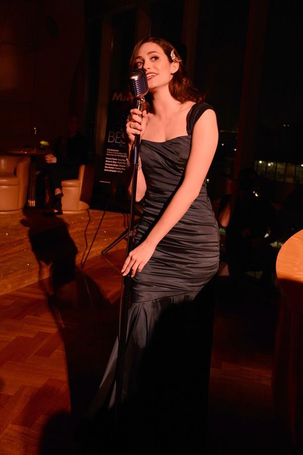 Emmy Rossum Manhattan Magazine Cover Party in New York, January 16, 2013 