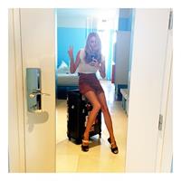 Valentina Zelyaeva taking a selfie