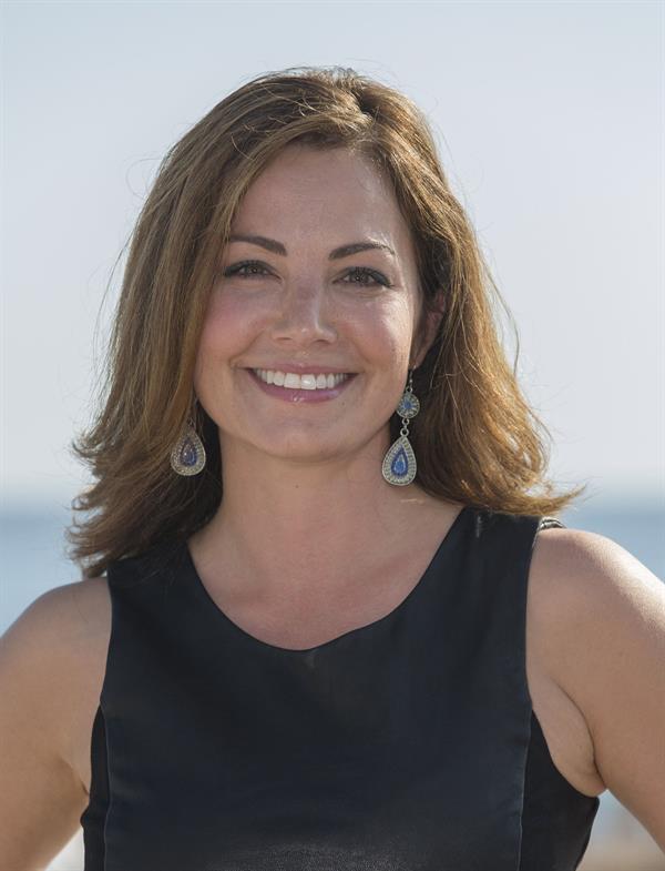 Erica Durance Saving Hope photocall at Palais des Festivals in Cannes 10/8/12 