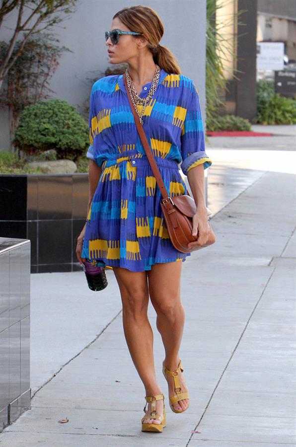 Eva Mendes in LA on Aug. 22, 2012