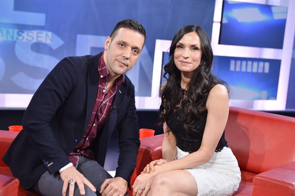 Famke Janssen Appears On  George Stroumboulopoulos Tonight  -- Toronto, Apr. 16, 2013 