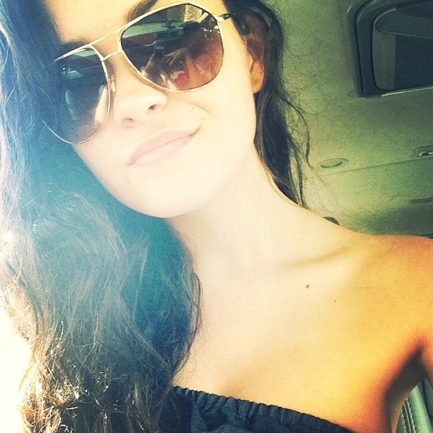 Alexandra Tyler taking a selfie