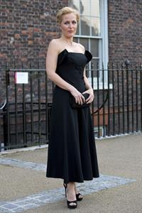 Gillian Anderson Fashion Rules Exhibition launch party in London July 4, 2013 