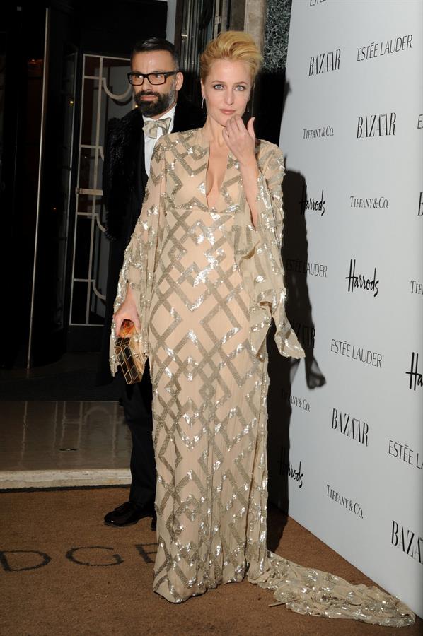 Gillian Anderson  Harper’s Bazaar Women of the Year Awards in London - October 31, 2012 