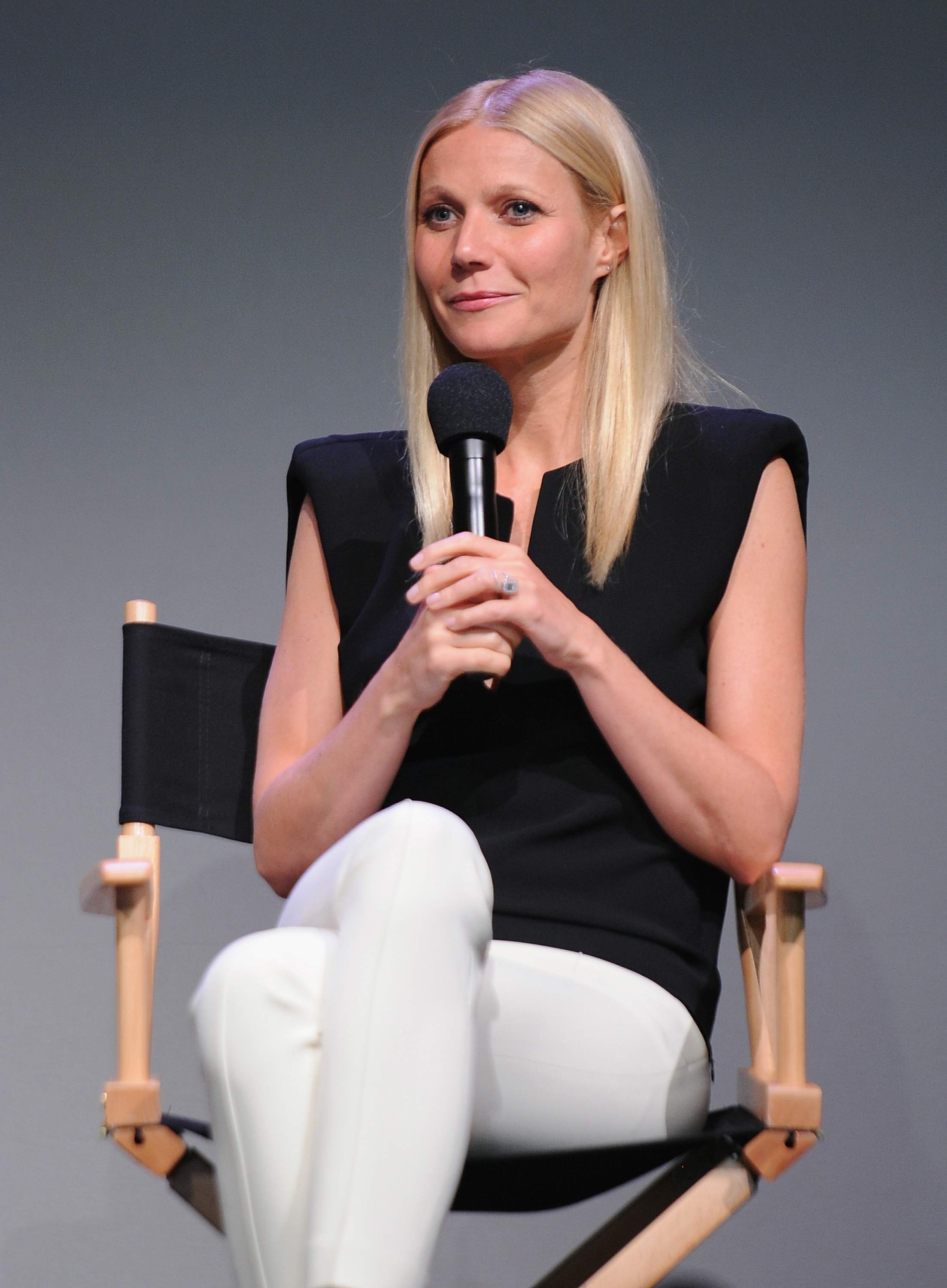 Gwyneth Paltrow attends 'Meet The Developer' at the Apple Store Soho in NY May 7, 2013 