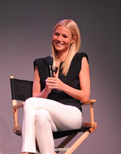 Gwyneth Paltrow attends 'Meet The Developer' at the Apple Store Soho in NY May 7, 2013 