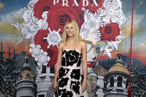 Gwyneth Paltrow Printemps Christmas Decorations Inauguration In Paris -- Nov. 7, 2013 