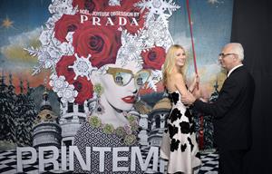 Gwyneth Paltrow Printemps Christmas Decorations Inauguration In Paris -- Nov. 7, 2013 