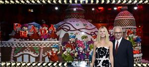 Gwyneth Paltrow Printemps Christmas Decorations Inauguration In Paris -- Nov. 7, 2013 