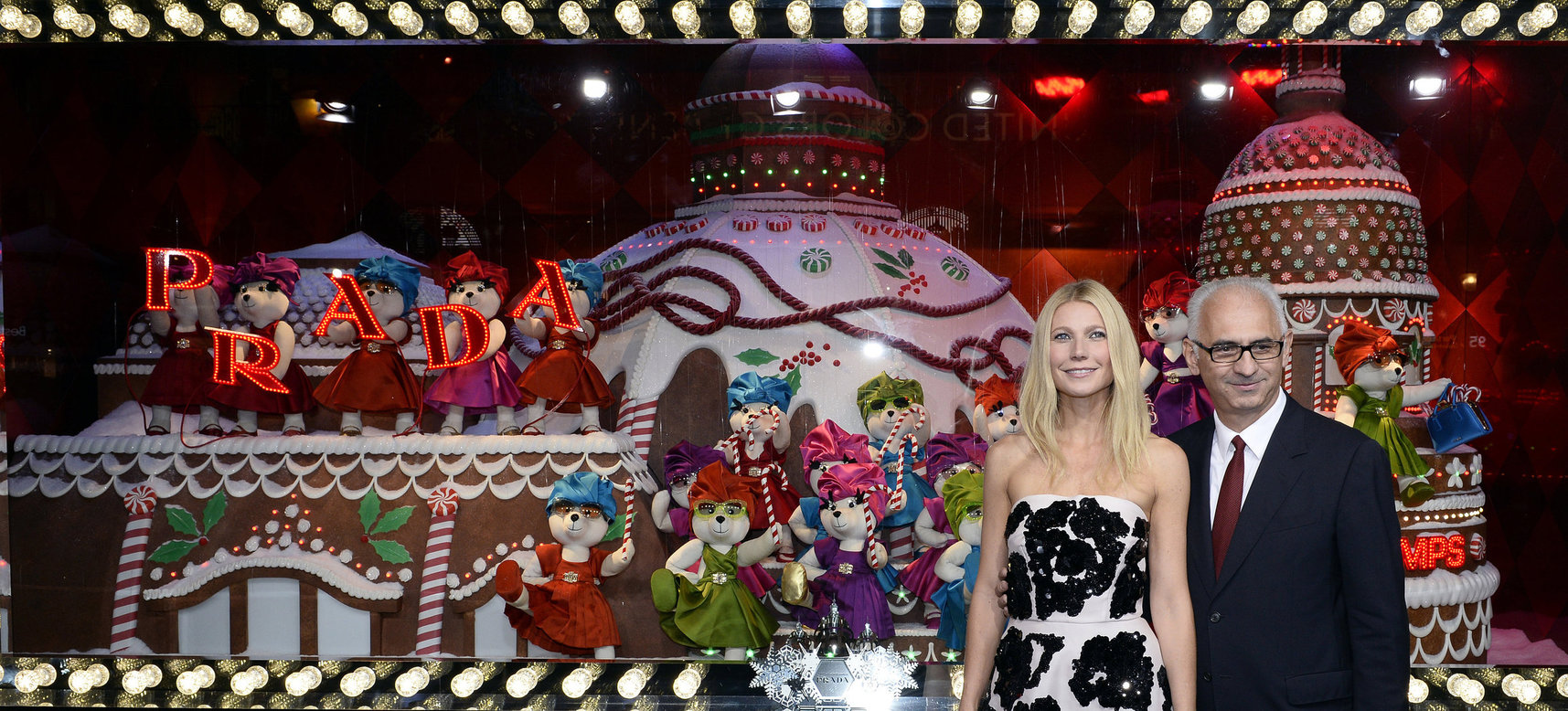 Gwyneth Paltrow Printemps Christmas Decorations Inauguration In Paris -- Nov. 7, 2013 