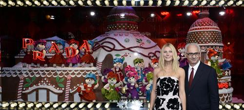 Gwyneth Paltrow Printemps Christmas Decorations Inauguration In Paris -- Nov. 7, 2013 