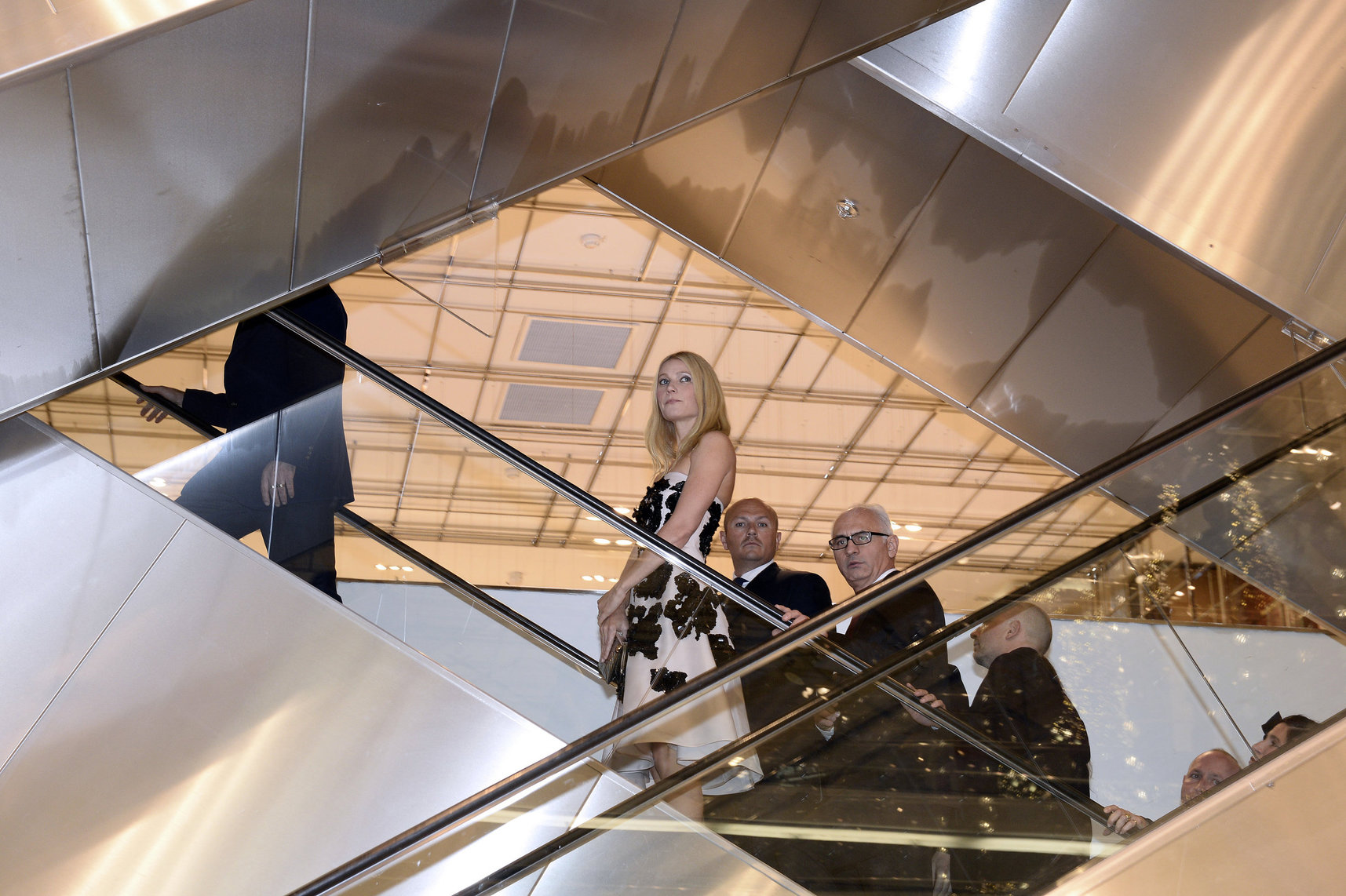 Gwyneth Paltrow Printemps Christmas Decorations Inauguration In Paris -- Nov. 7, 2013 