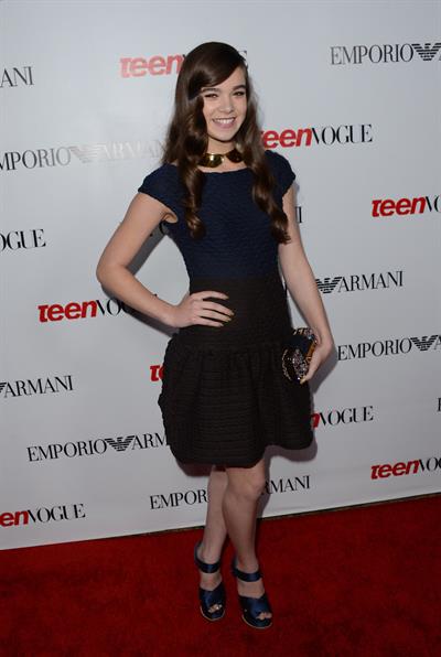 Hailee Steinfeld attends Teen Vogue 10th anniversary Young Hollywood party Beverly Hills 9/27/12 