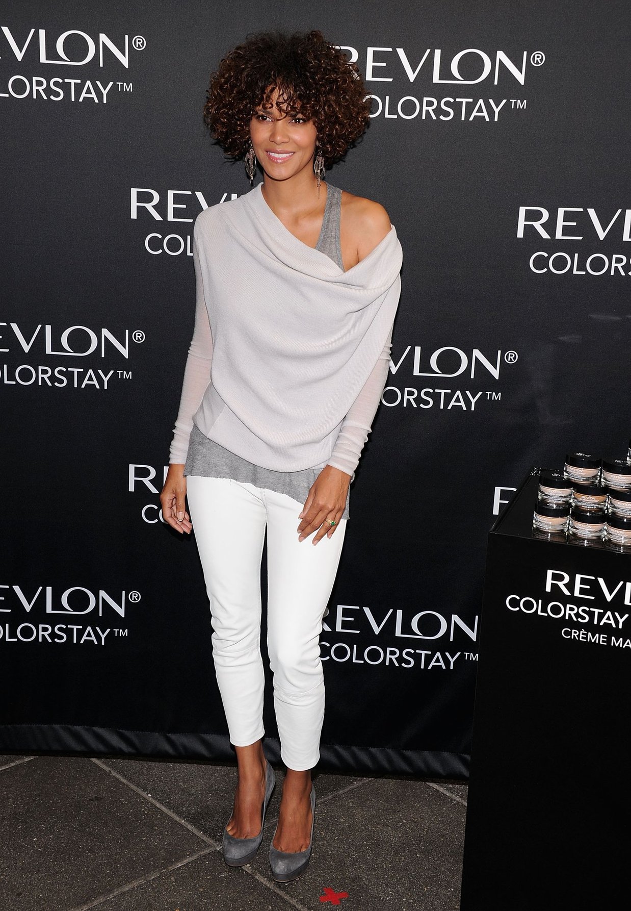 Halle Berry - Revlon ColorStay Whipped Creme Makeup Launch (May 22, 2012)