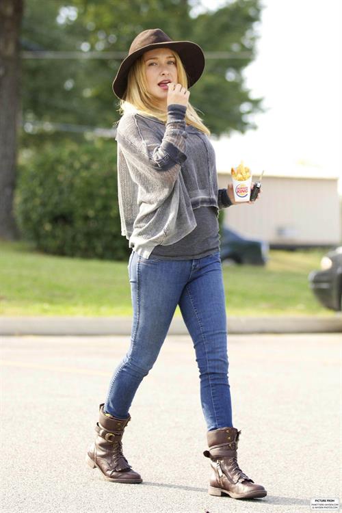 Hayden Panettiere in Los Angeles 10/21/13