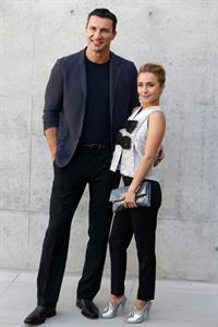 Hayden Panettiere Giorgio Armani show during Milan Menswear Fashion Week Spring Summer 2014 in Milan on June 25, 2013