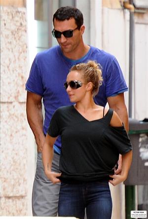 Hayden Panettiere & Wladimir Klitschko checking out the sights in Verona, Italy on June 6, 2013