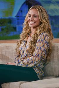 Hayden Panettiere leaves the  Good Morning America  taping October 16, 2012 