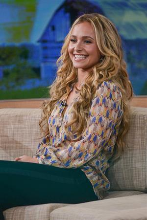Hayden Panettiere leaves the  Good Morning America  taping October 16, 2012 